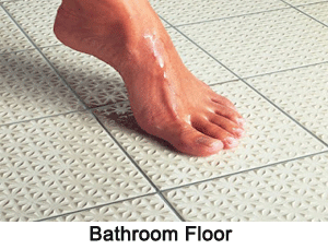 bathroom floor