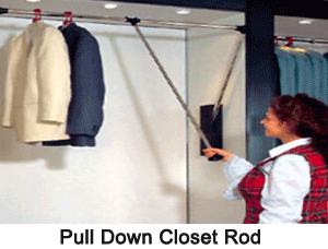 pull down closet rod Room Modifications